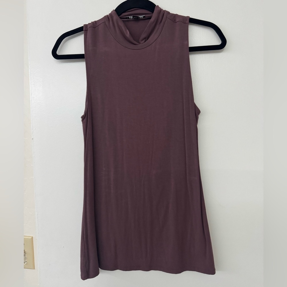 Express Sleeveless Purple Tank Top